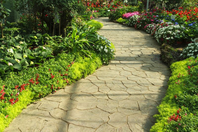 Restored Flagstone Walkway